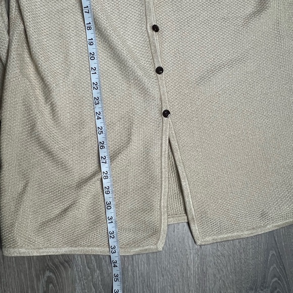 St. John Collection Marie Gray Blazer Jacket- 14 - Picture 6 of 9